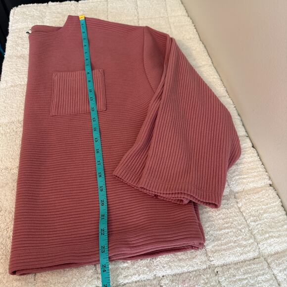 A New Day Womens Long Sleeve Mauve Sweater Top Sz Med Casual Relaxed Comfy - Picture 8 of 11
